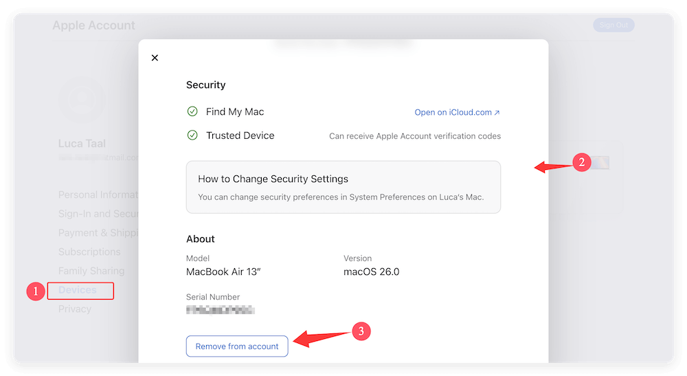 factory reset a MacBook