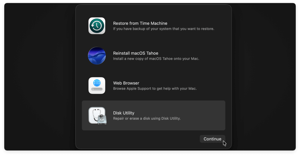 factory reset an iMac