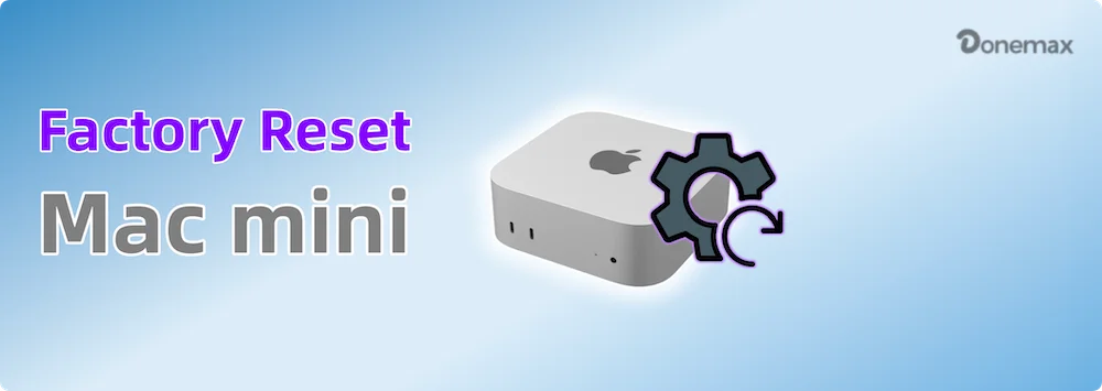 factory reset Mac mini