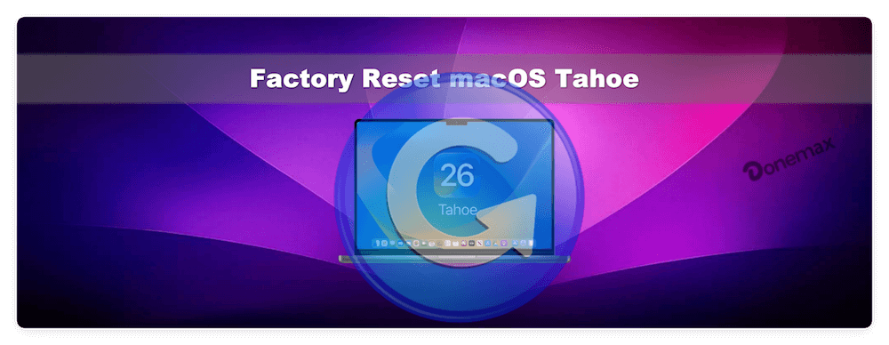 factory reset macOS Tahoe