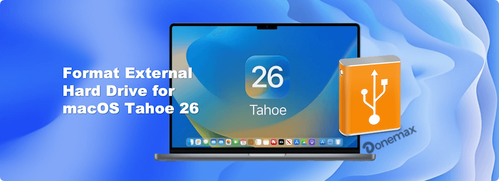 format external drive on macOS Tahoe