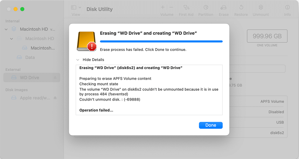 wipe western digital drive on Mac
