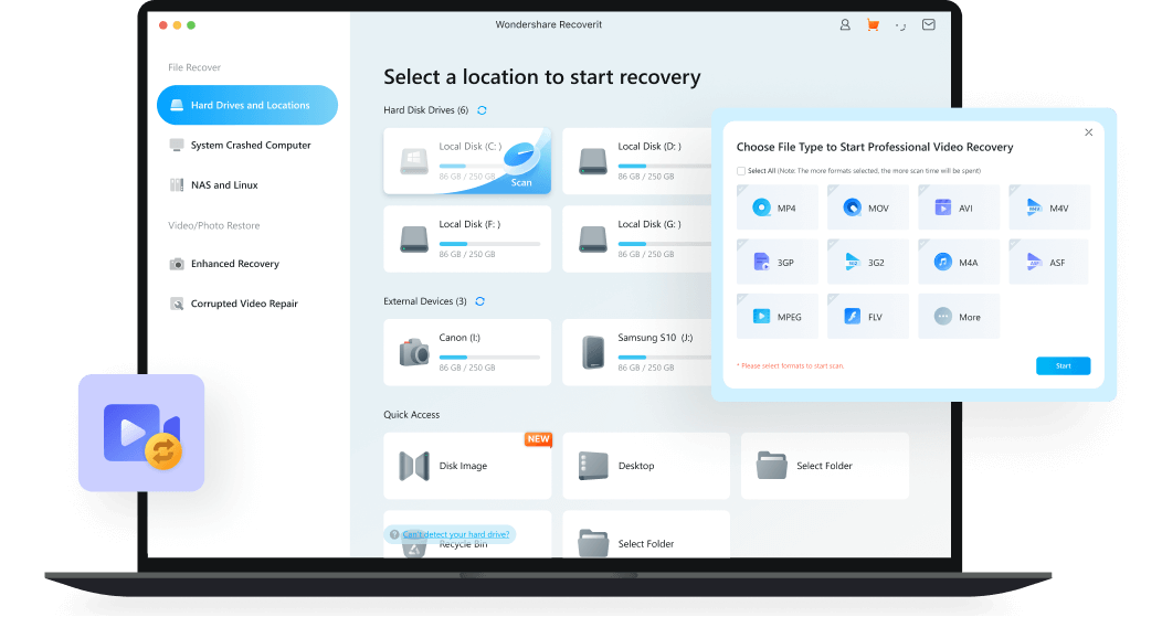 Recoverit by Wondershare