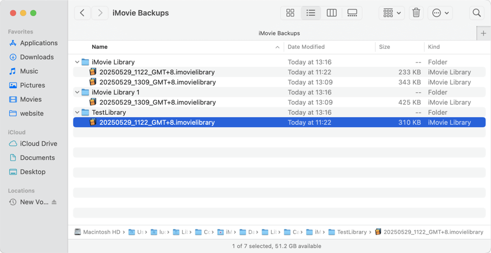 select them and move back to the original location