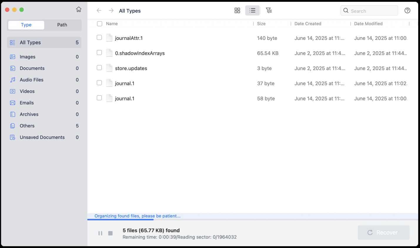 Click on Scan button