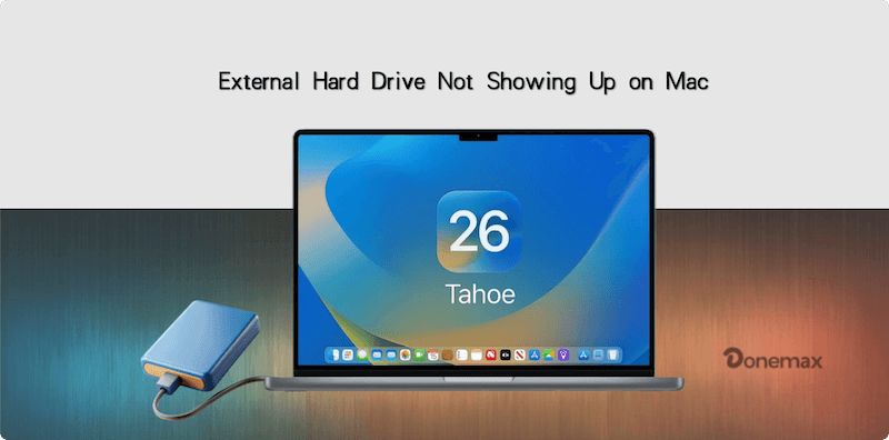 fix external drive not showing up on Mac