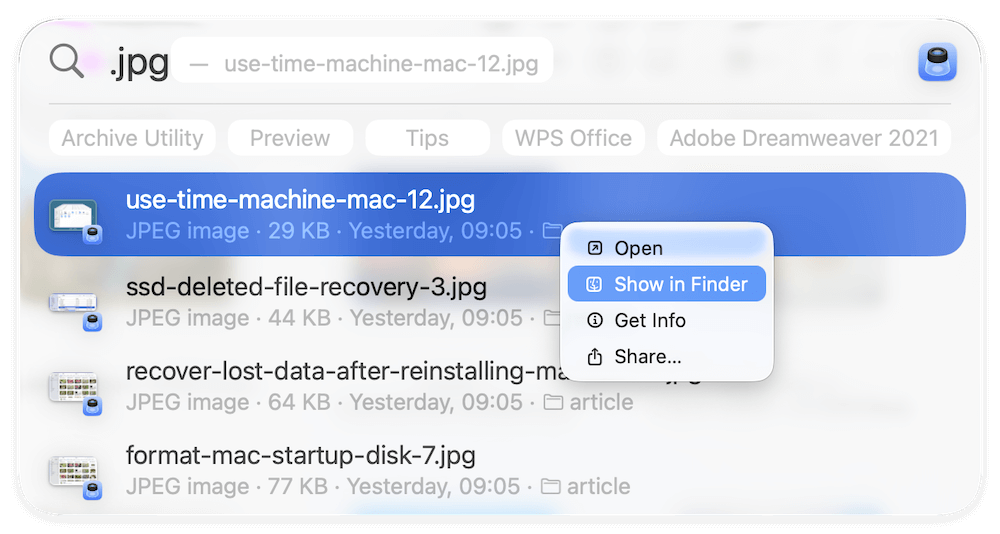 recover photos after macOS Tahoe update