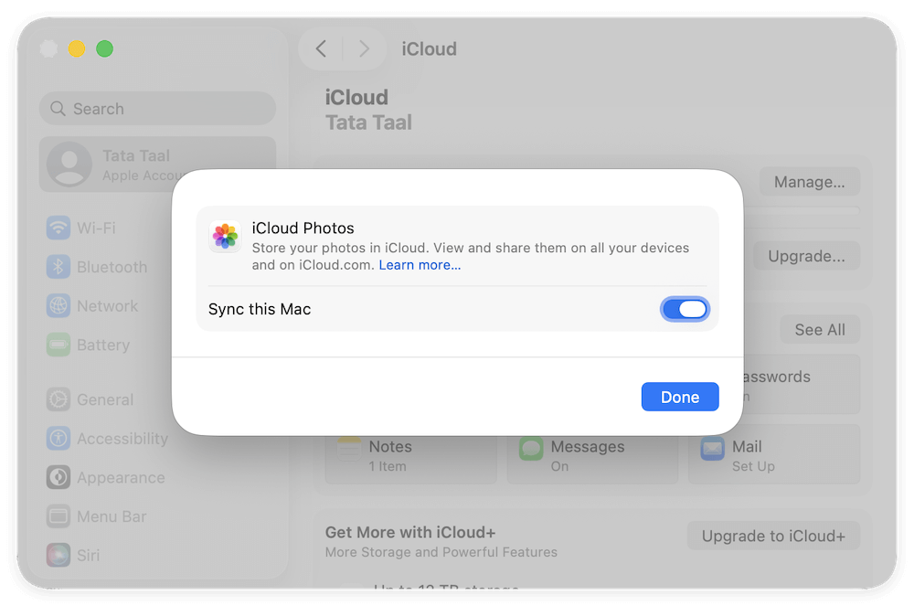 recover photos after macOS Tahoe update
