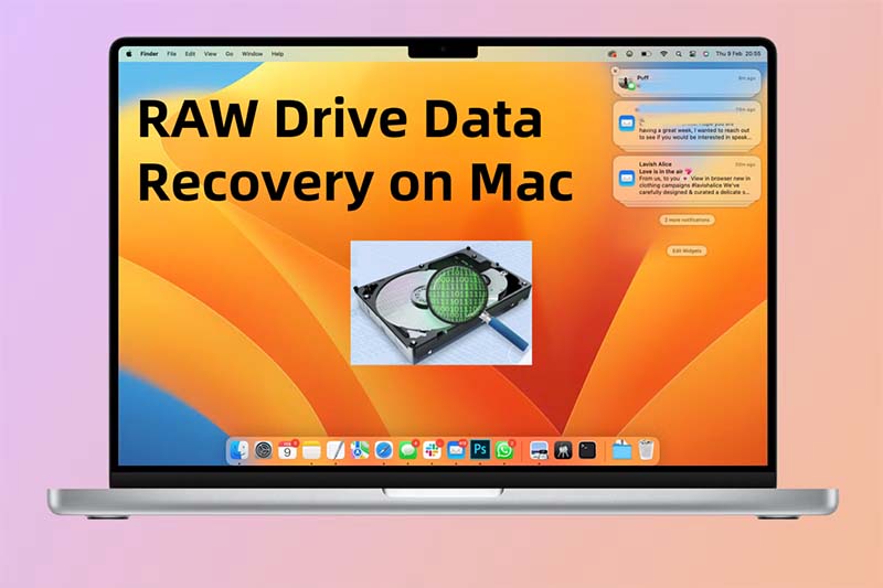 recover RAW drive on Mac
