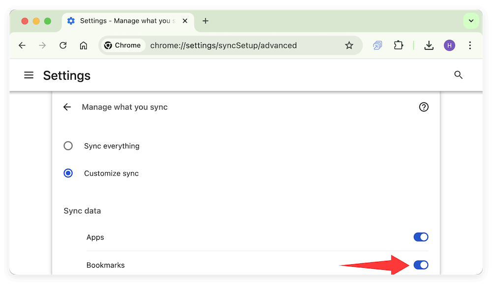 recover Chrome bookmarks on Mac