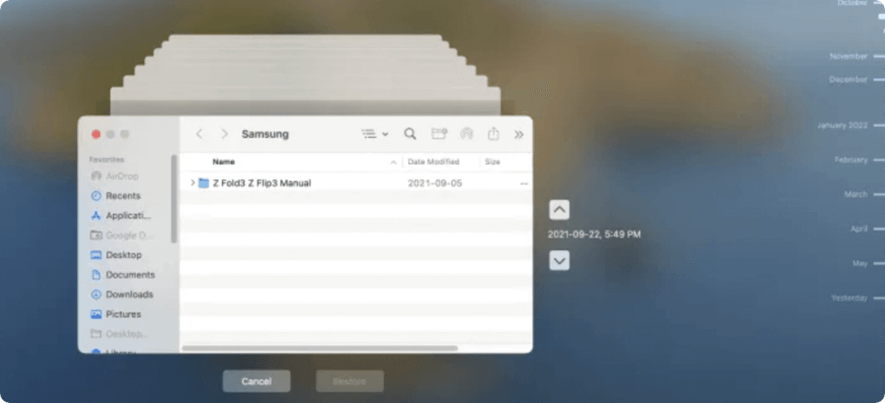Recover deleted or lost PDF files on Mac