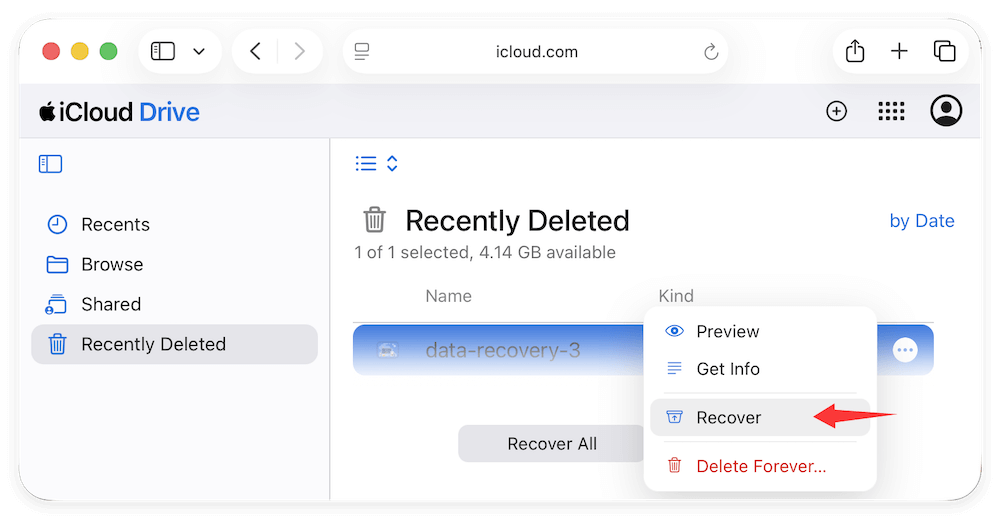 recover ereased data on macOS Tahoe