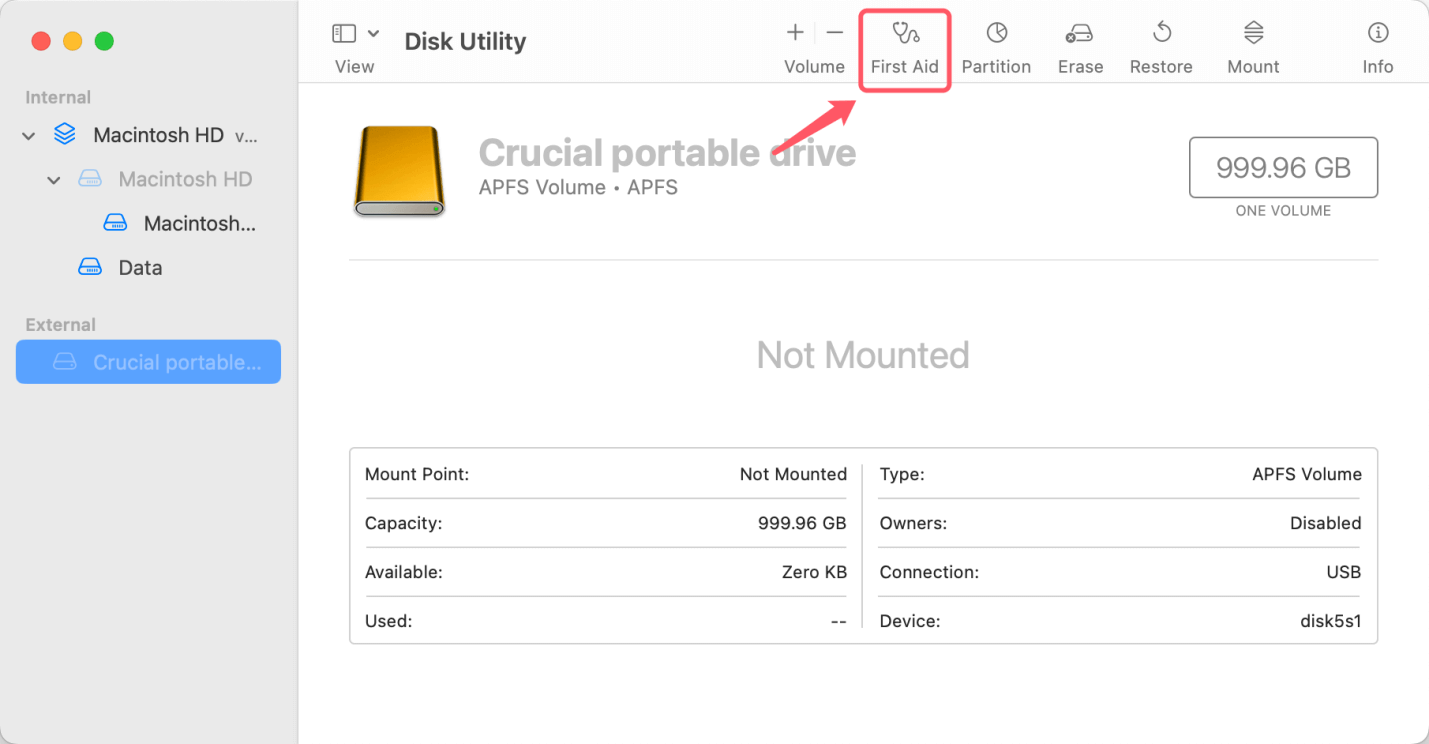 Repair An Unmountable Hard Drive On Your Mac