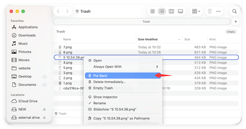 recover lost files on MacBook
