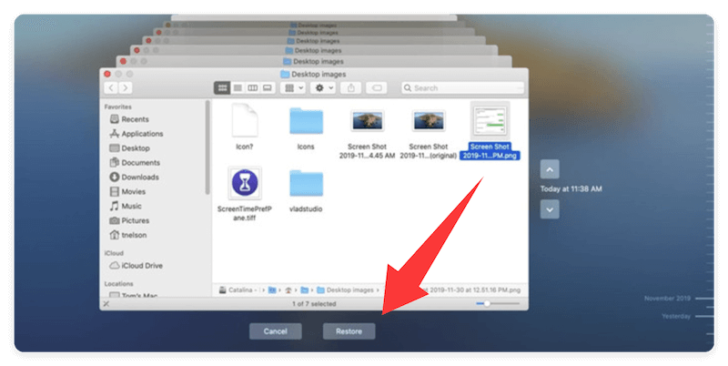 recover lost files on MacBook