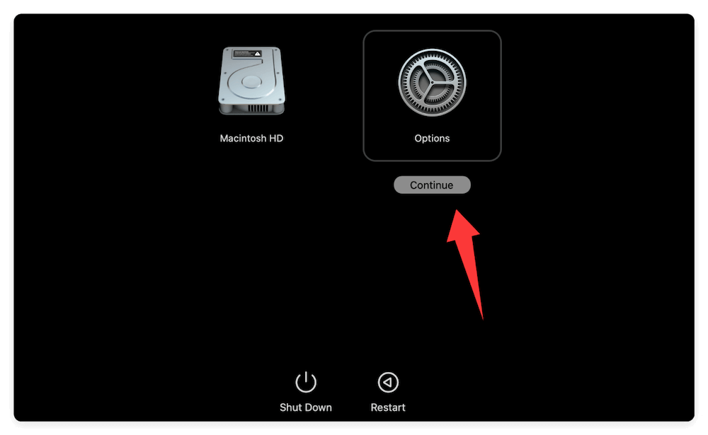 restore Mac from Time Machine