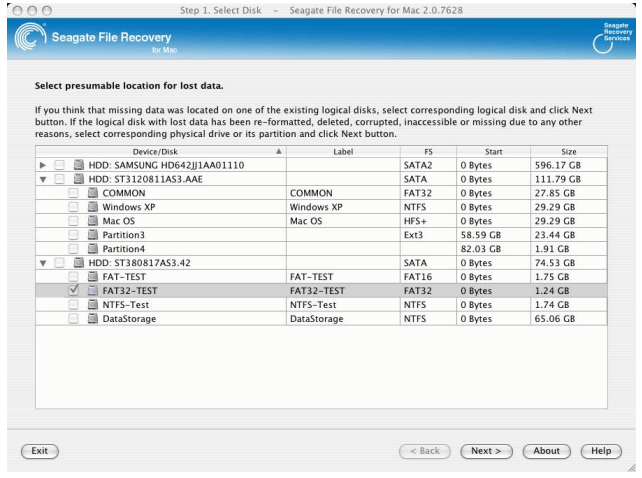 Seagate Backup Plus data recovery on Mac