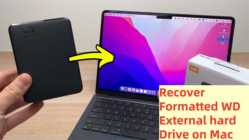 unformat WD external hard drive on Mac