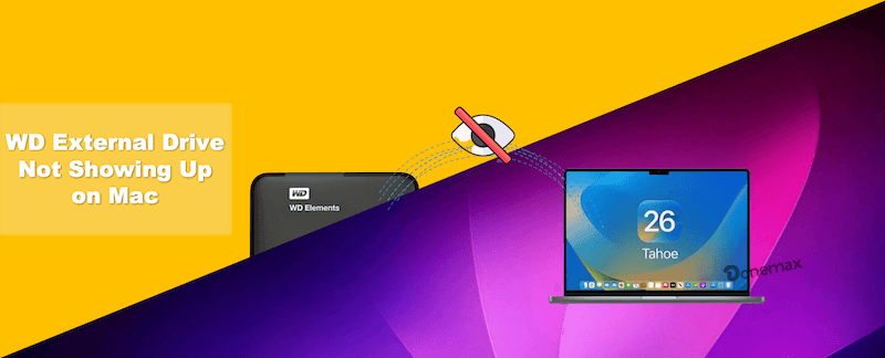 fix WD external hard drive not showing up on Mac