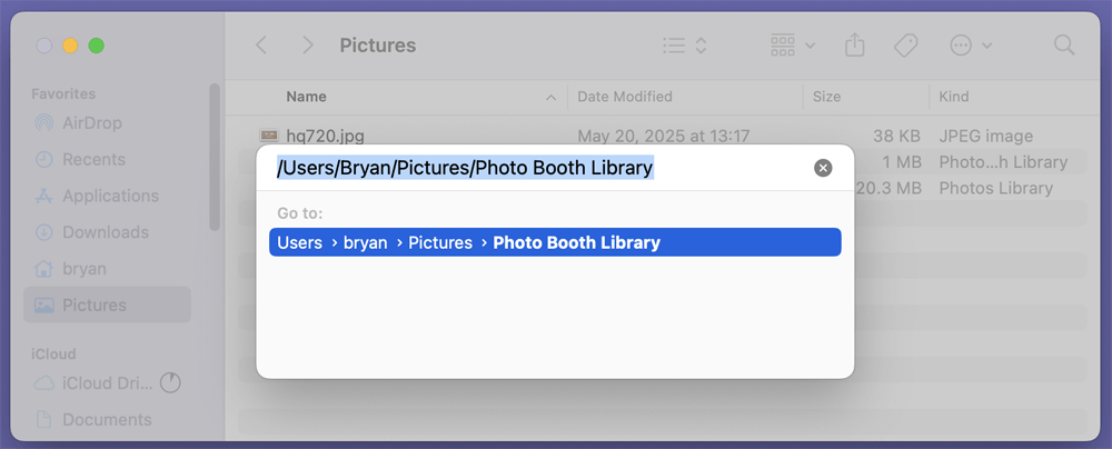 Default Storage Location