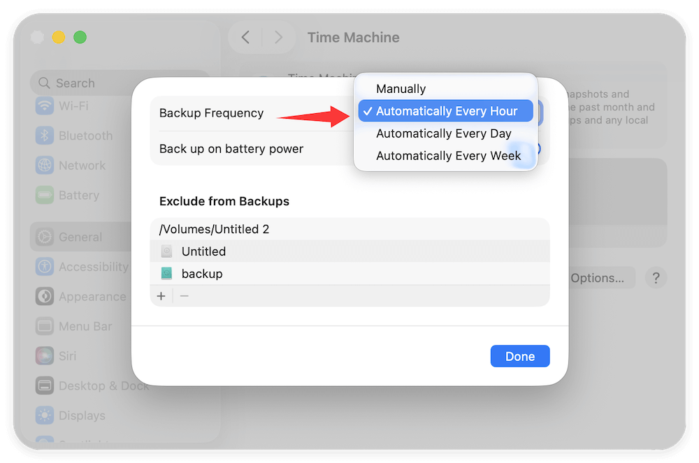 back up Mac under macOS Tahoe