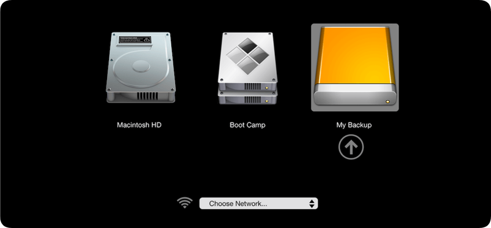 change Mac startup disk