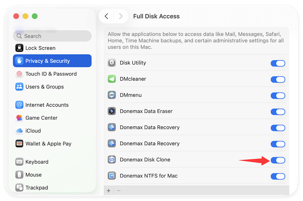 clone disk on M5 chip Mac