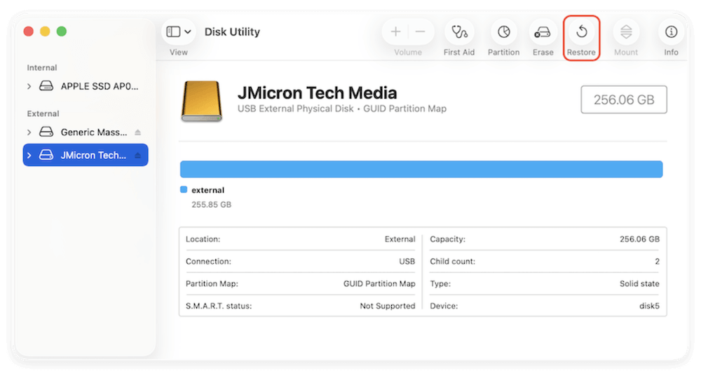 clone Mac hard drive to external hard drive