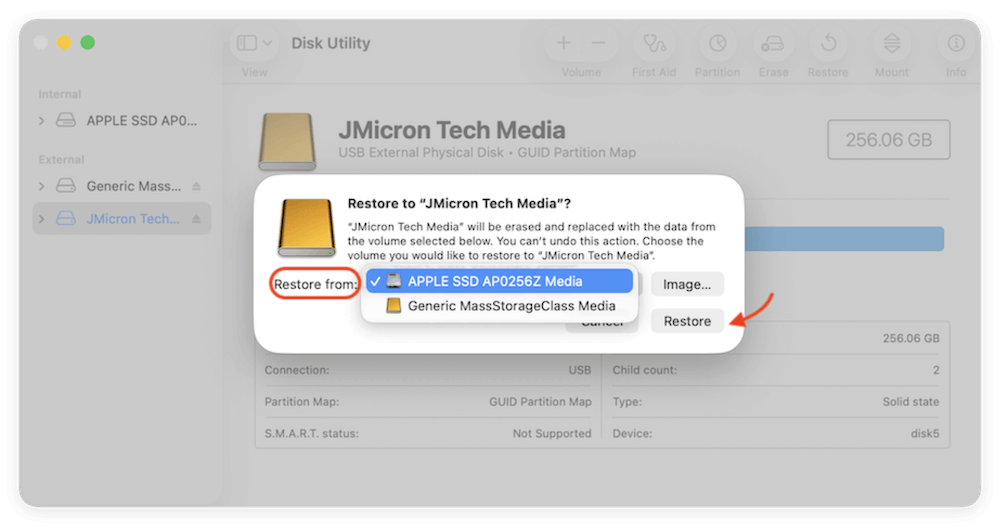 clone Mac hard drive to external hard drive