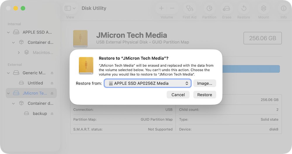create bootable clone for macOS Tahoe
