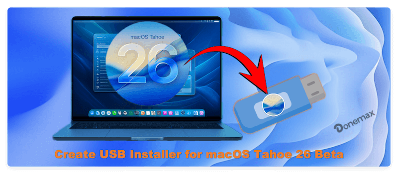 create macOS Tahoe beta USB installer