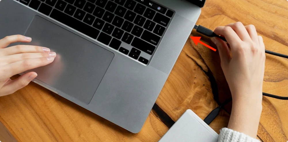 connect external drive to Mac