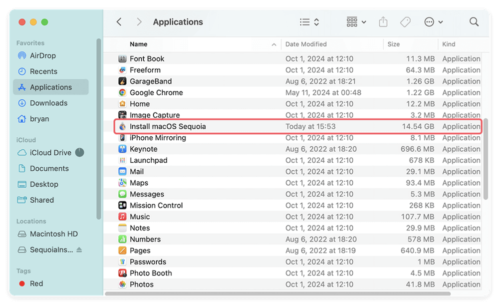 downgrade from macOS Tahoe 26