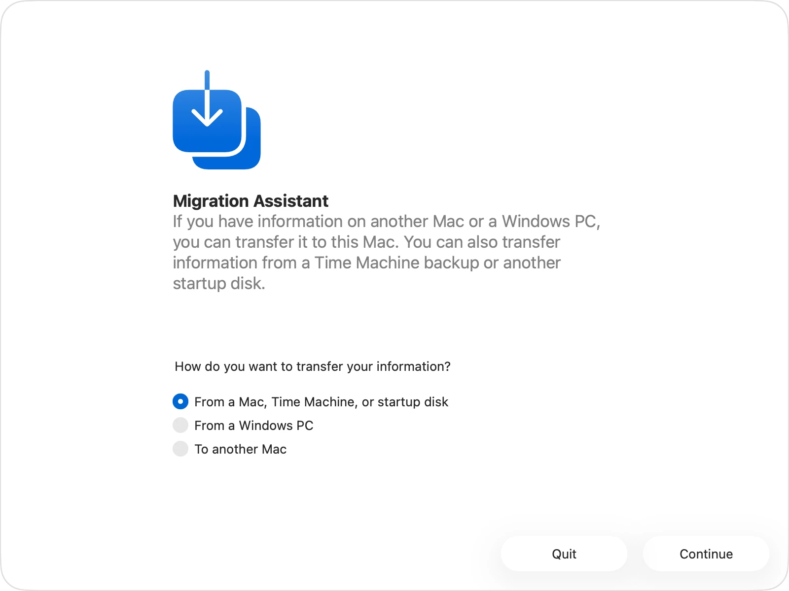 M5 MacBook Pro data migration