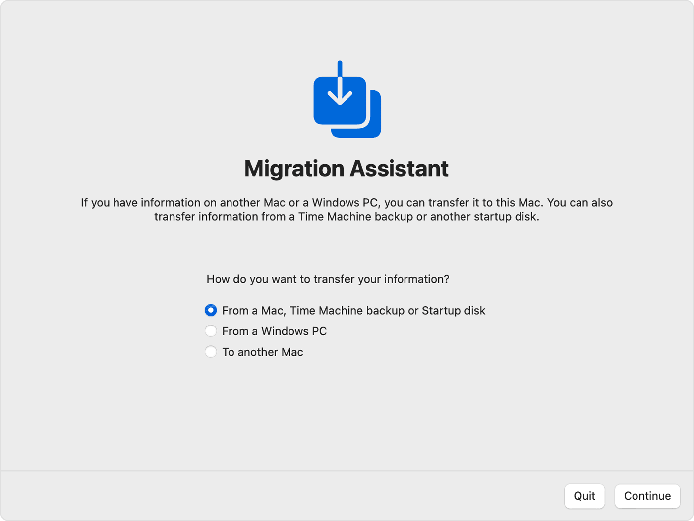 Migrating to a New Mac