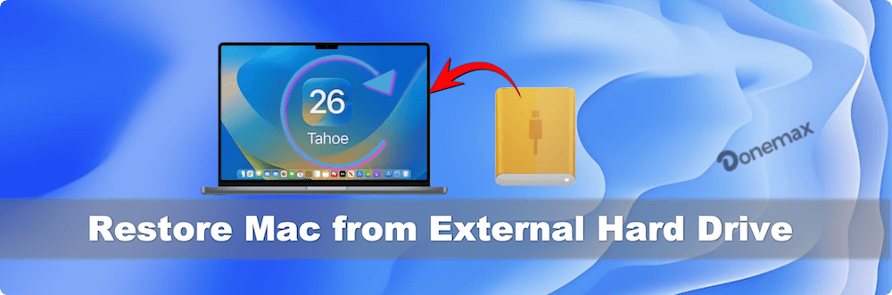 restore Mac from external hard drive