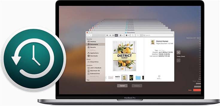 how to back up Mac data with Time Machine
