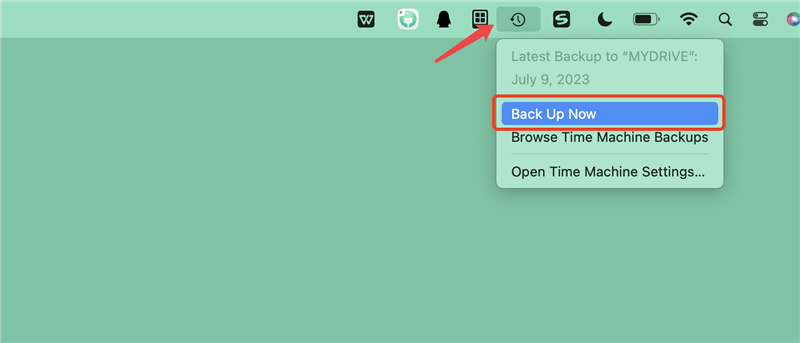 how to back up Mac data with Time Machine