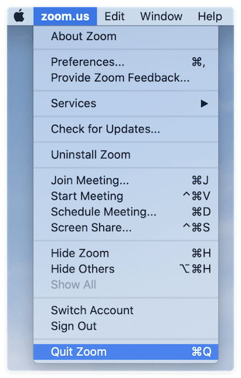 clear Zoom cache on Mac