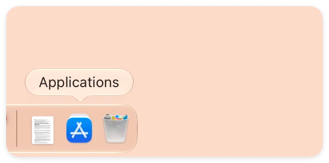 macOS Golden Gate start menu