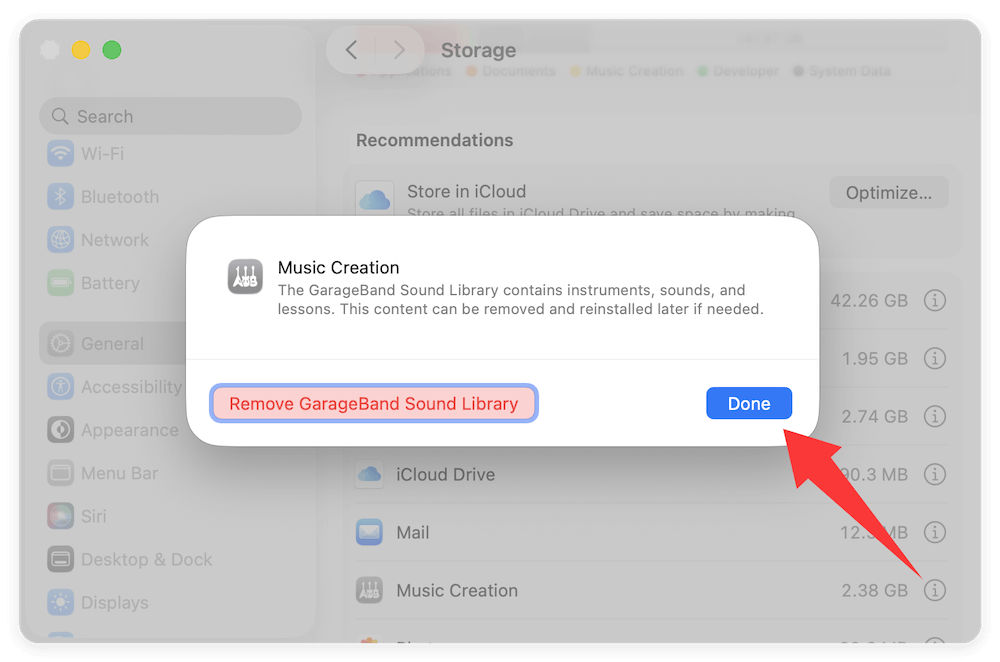 free up disk space on Mac