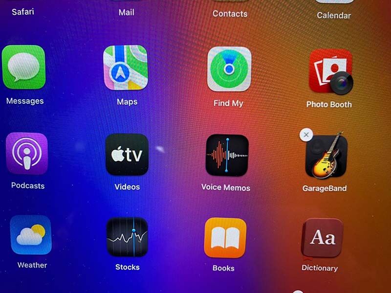 Click the X to Uninstall