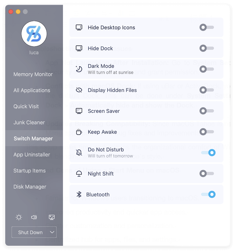 best start menu for macOS Tahoe