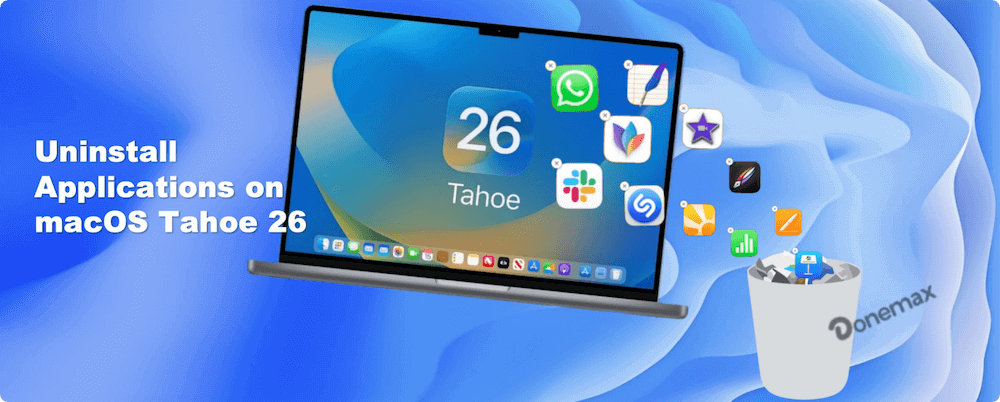 uninstall applications on macOS Tahoe 26