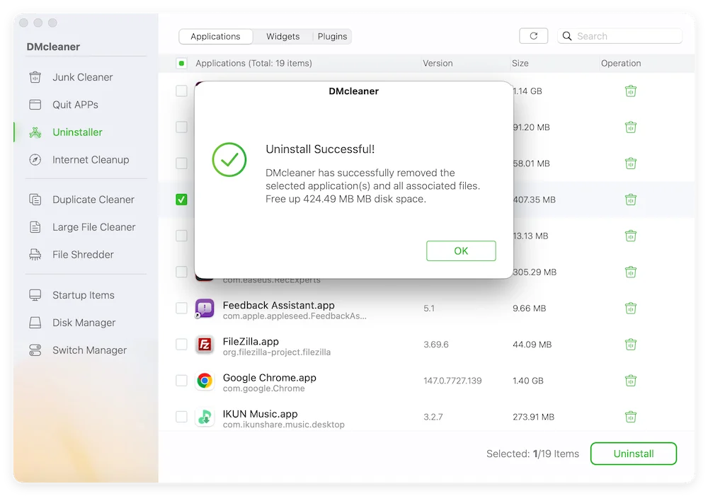 uninstall CleanMyMac in itself