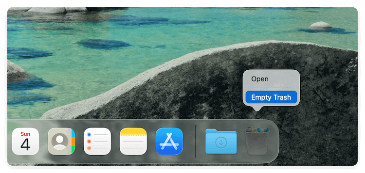 uninstall apps on macOS