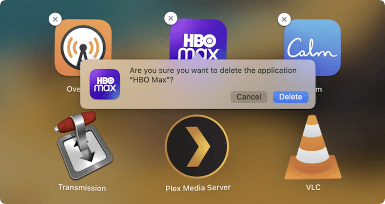 uninstall apps on macOS
