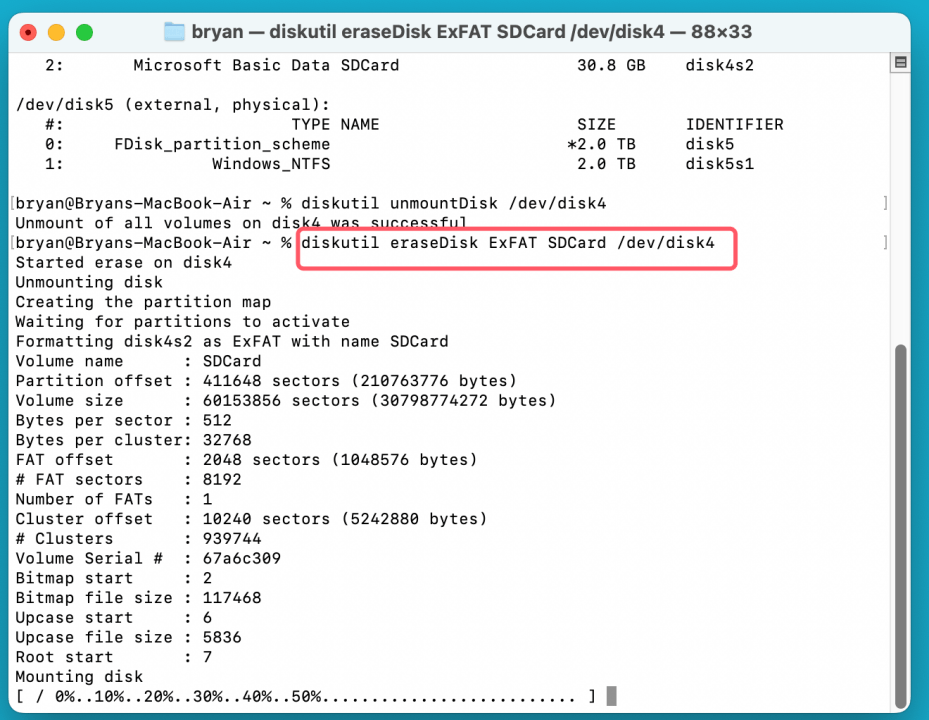 Mac says an SD card is full but you can't see any files