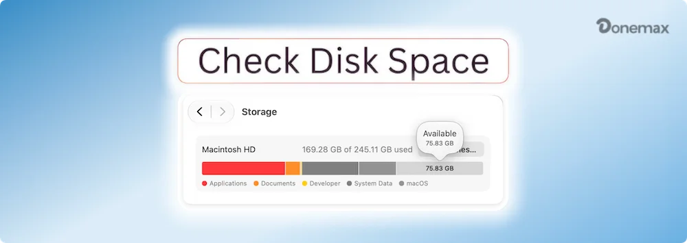 manage disk space on Mac