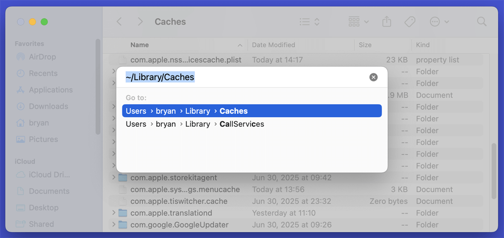Clear System and Application Caches